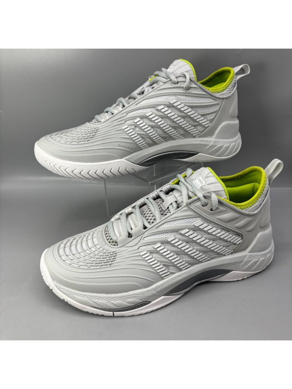 K-Swiss Hypercourt Supreme 2 Tennis Shoes Womens 7.5 Gray Sneakers 99071-034-M